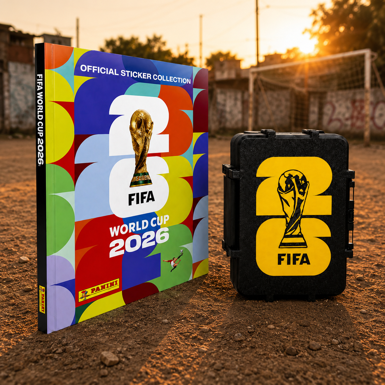 ÁLBUM TAPA DURA COLOR + PORTA LÁMINAS GOAT SPORTS